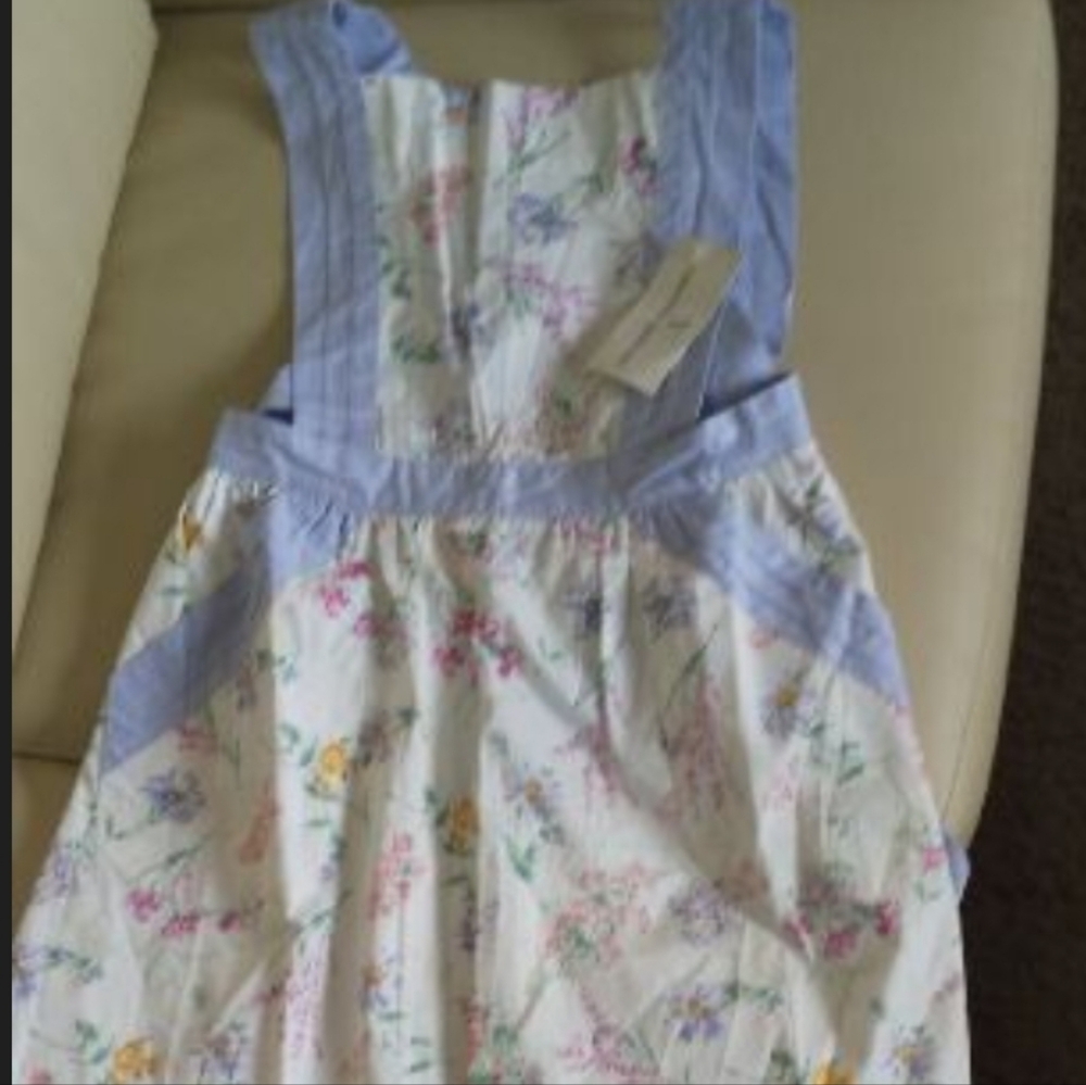 Valentino Garavani Apron NWT Rare Floral Cotton Luxury Gift O/S W/Box W/Pockets - Picture 7 of 12